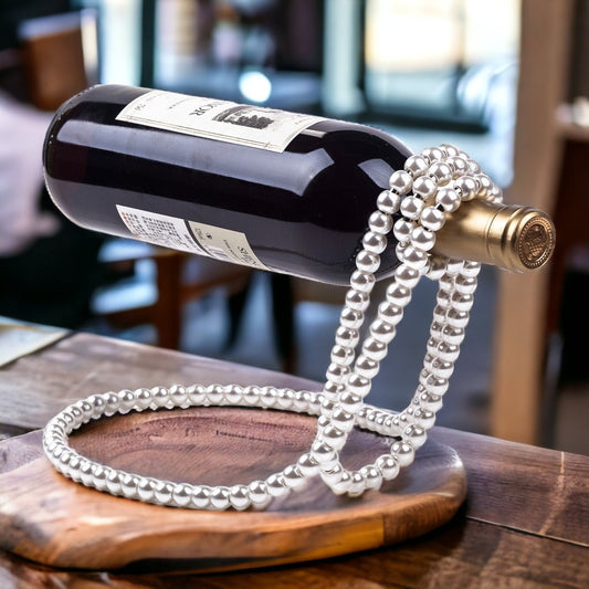 Premium Perlen-Weinhalter "Pearly"